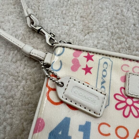 Vintage Y2K Fairy Coach Poppy Wristlet Mini Bag - Picture 4 of 10